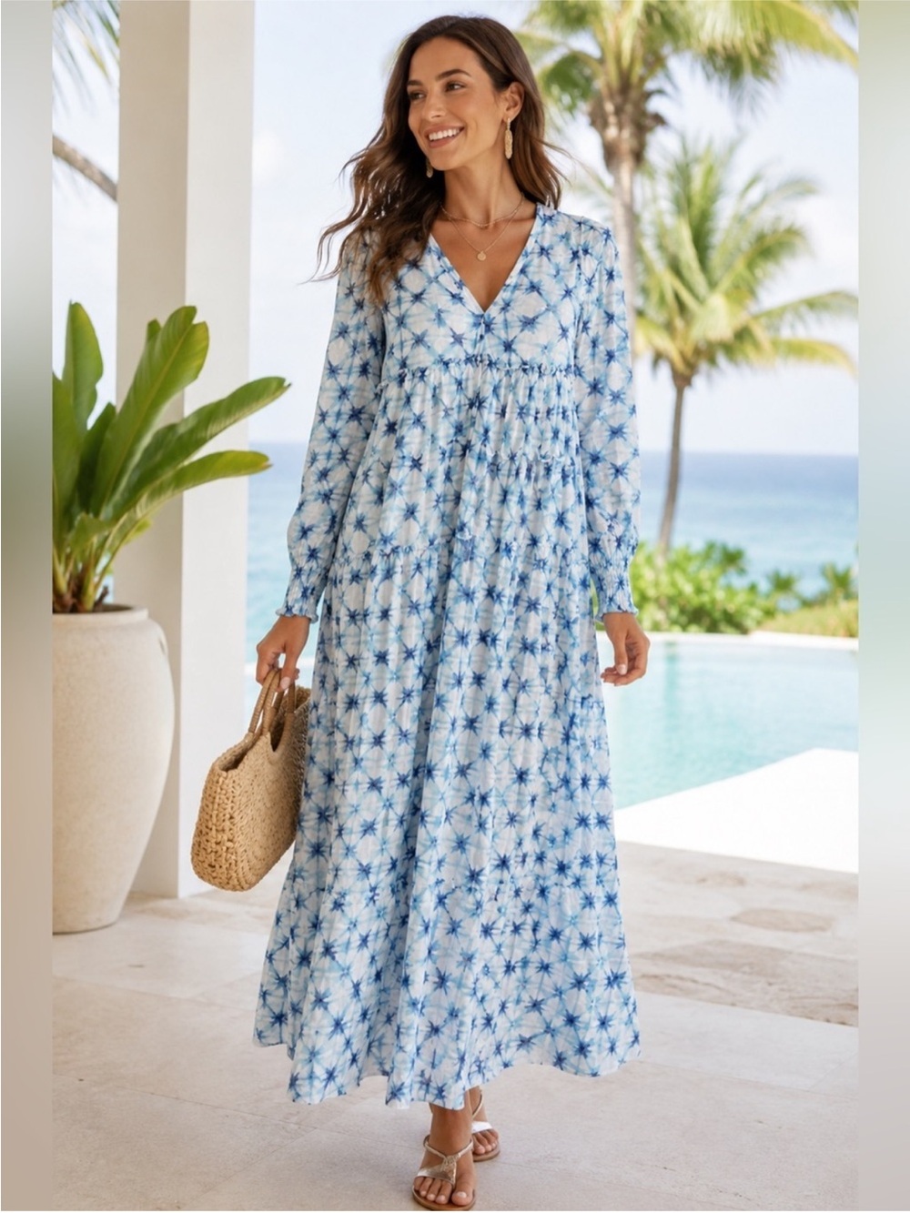 Rococo Sand Volna Maxi Dress size S